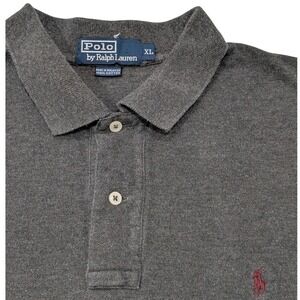 Polo by Ralph Lauren Men's Dark Gray Short Sleeve Polo Shirt XL